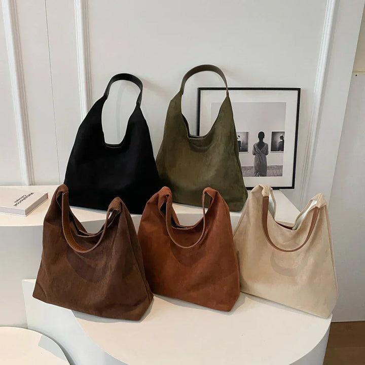 Halle | Suede Soft-Tote Bag
