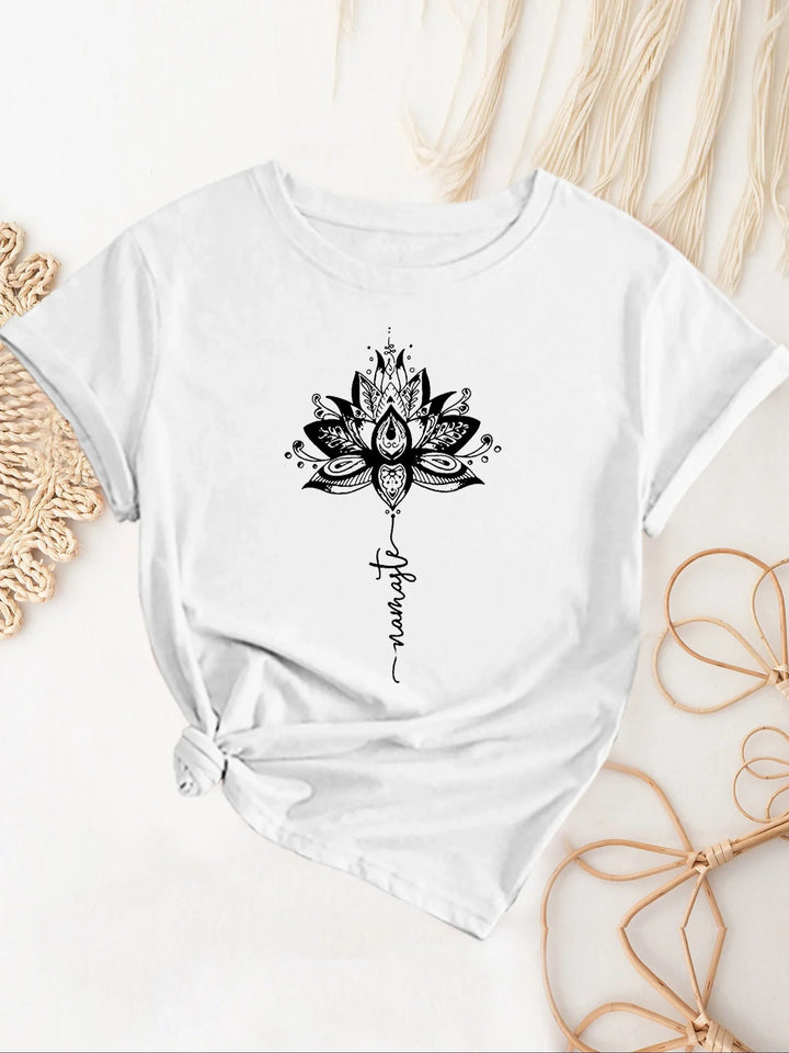 Casey | Bloom Script Tee