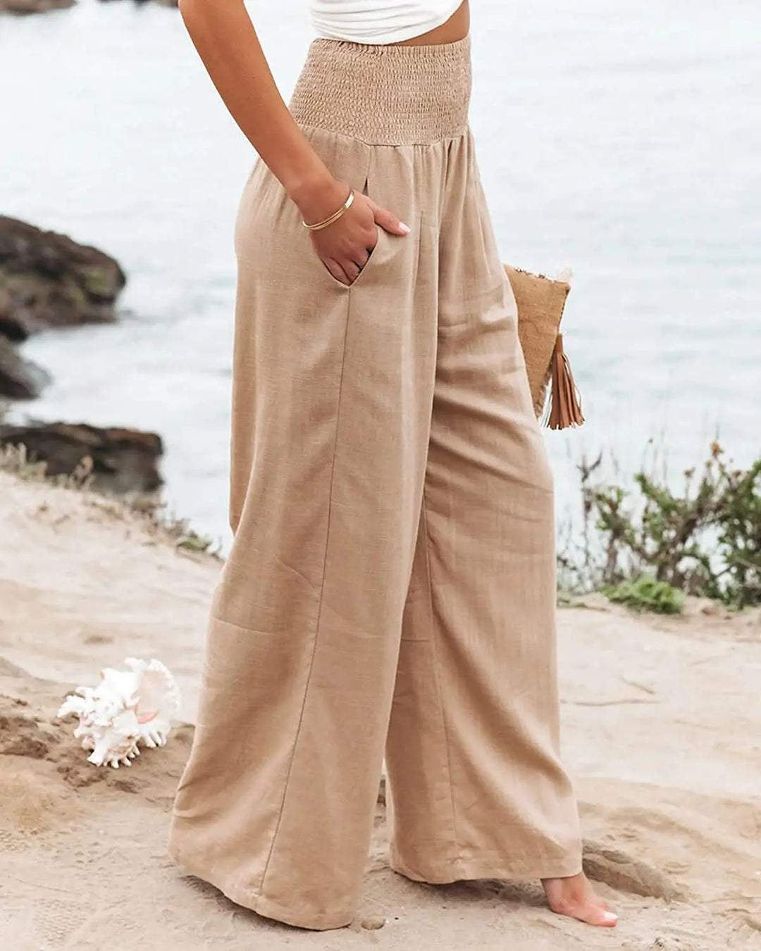 Talia™ | Distressed Casual Pants
