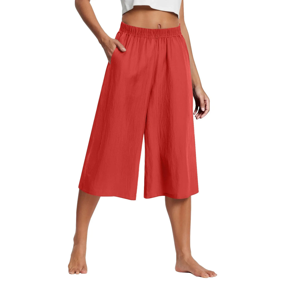 Ciara™ | Lightweight Wide-Leg Pants with Pockets