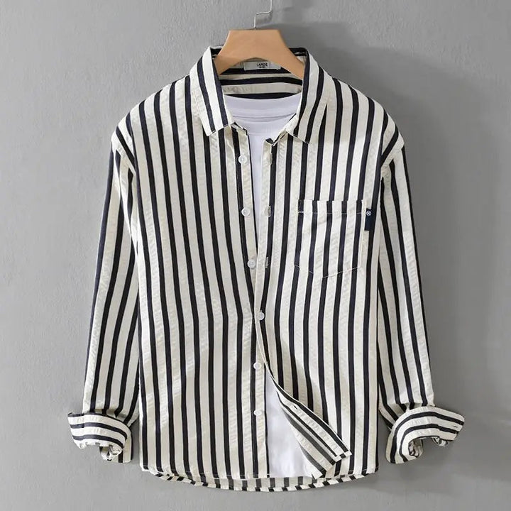 Joanna | Stylish Striped Button-Down Shirt