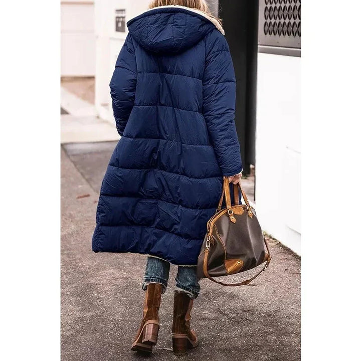 Zoe Belle™ | Longline Sherpa-Lined Winter Jacket