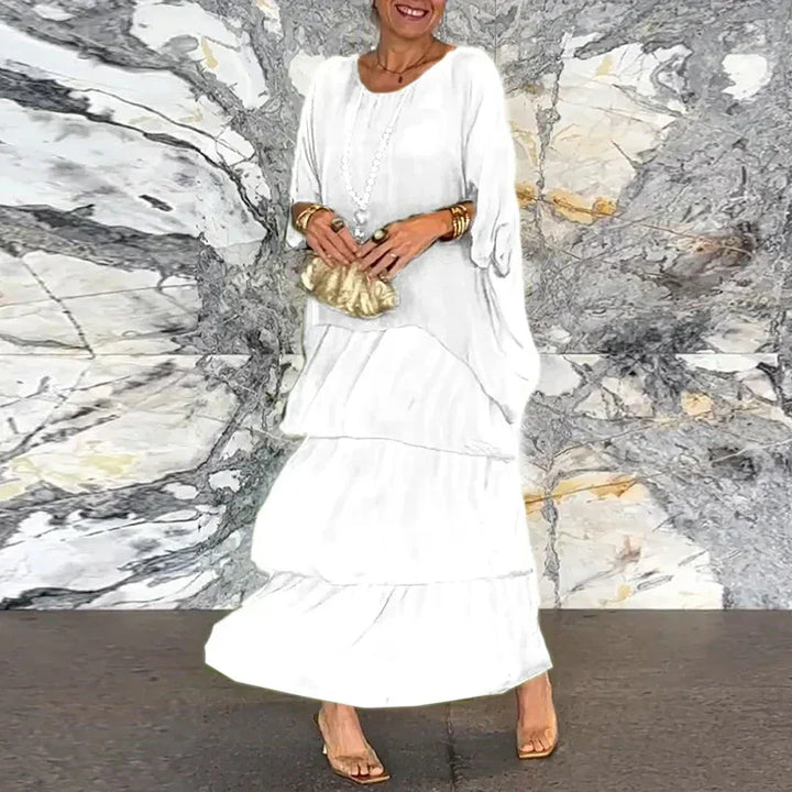 Salome  | Flowy Layered Maxi Dress