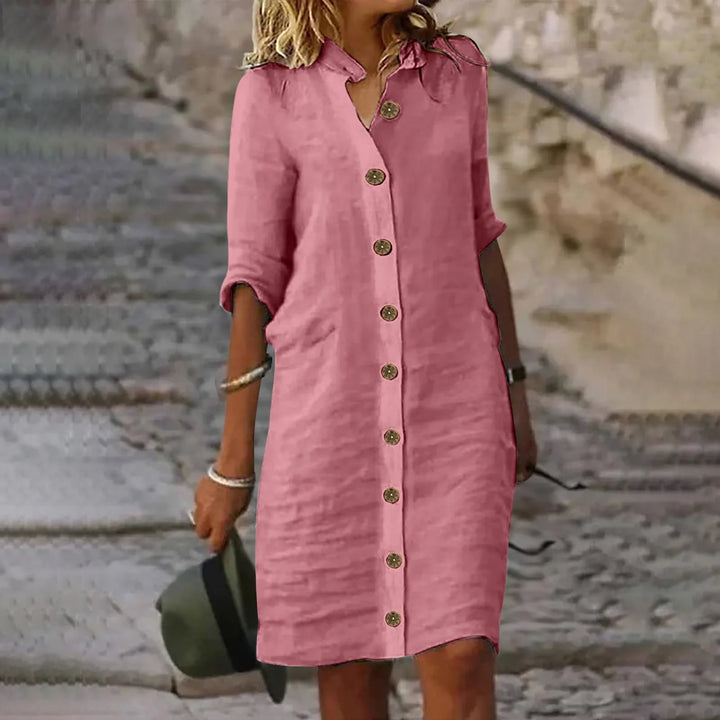 Roxy™ - Casual Midi Shirt Dress