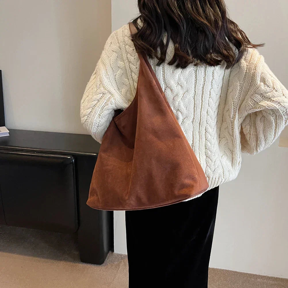 Halle | Suede Soft-Tote Bag