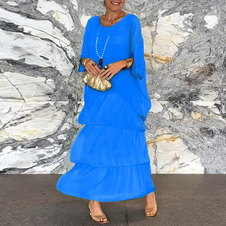 Salome  | Flowy Layered Maxi Dress