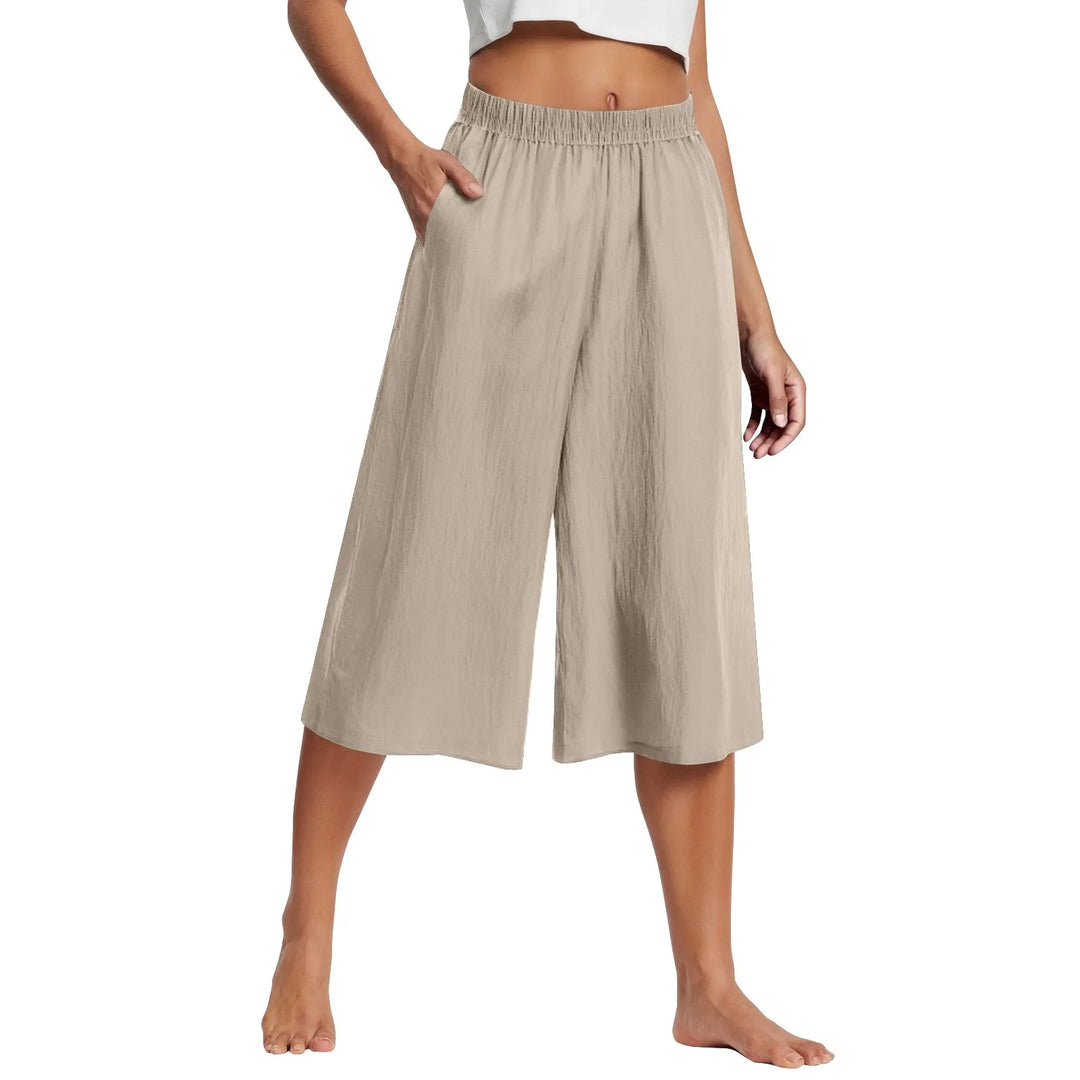 Ciara™ | Lightweight Wide-Leg Pants with Pockets
