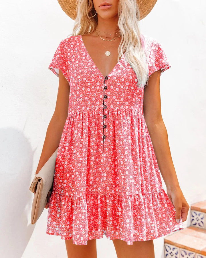 Kaia | Flowy Floral Summer Dress