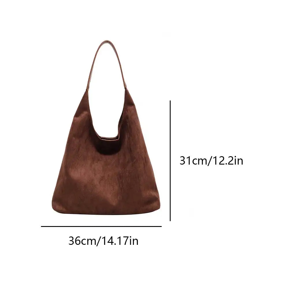 Halle | Suede Soft-Tote Bag