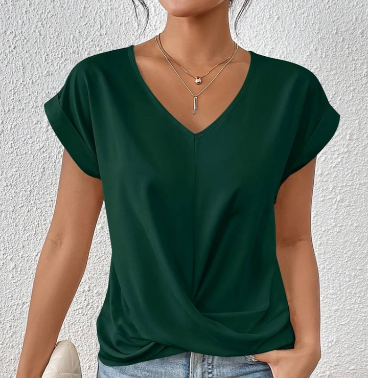 Lila™ | Tummy Tucking V-Neck Top