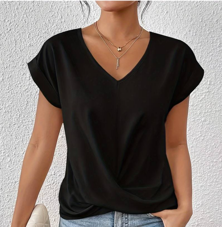Lila™ | Tummy Tucking V-Neck Top