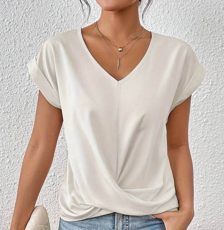 Lila™ | Tummy Tucking V-Neck Top