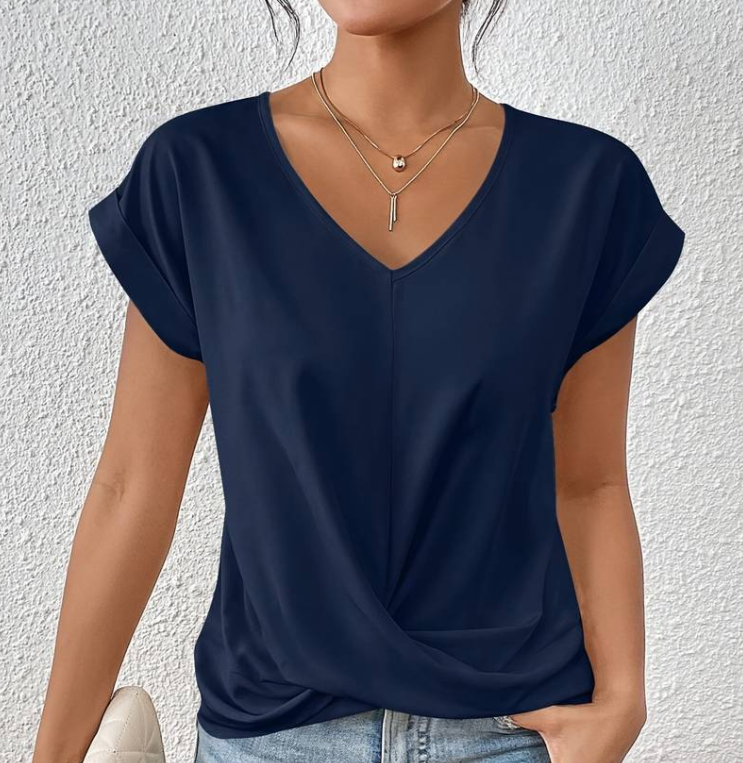 Lila™ | Tummy Tucking V-Neck Top