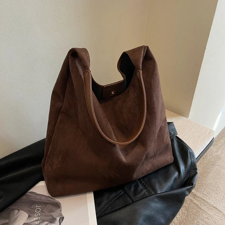 Halle | Suede Soft-Tote Bag