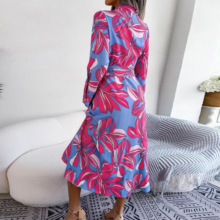 Sofia | Vibrant Tropical Print Maxi Dres