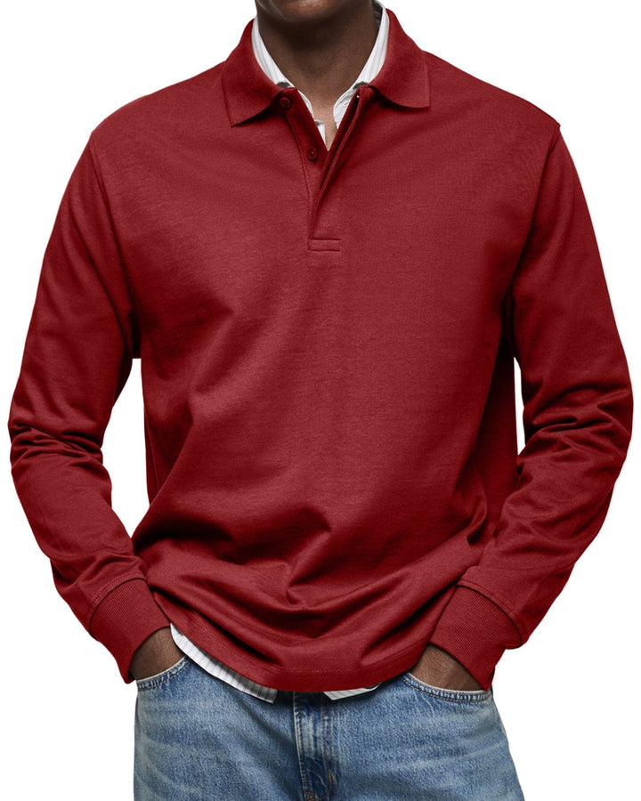 Elliot™ | Casual Long Sleeve Polo