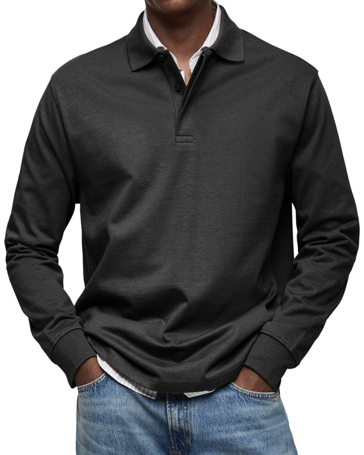 Elliot™ | Casual Long Sleeve Polo