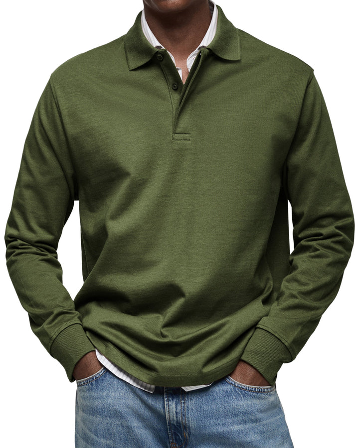 Elliot™ | Casual Long Sleeve Polo