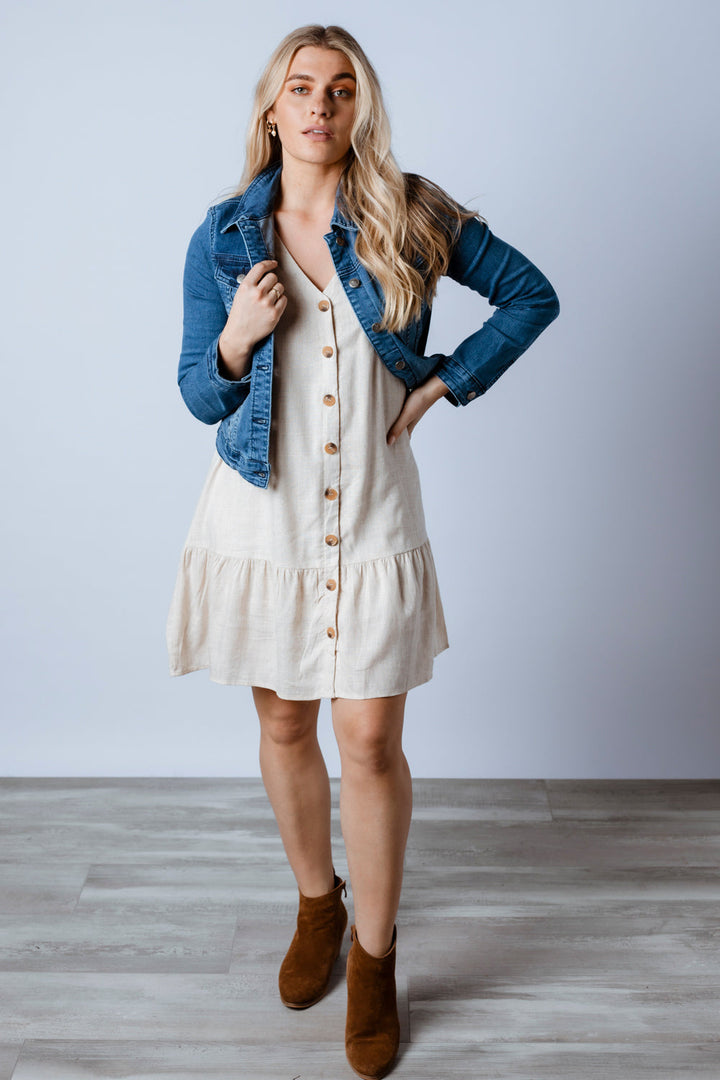 Skylar | Cropped Denim Jacket