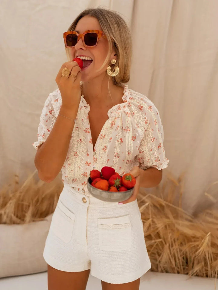 Sana™ - Floral Summer Blouse