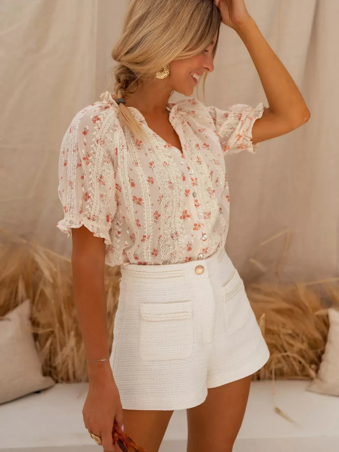 Sana™ - Floral Summer Blouse