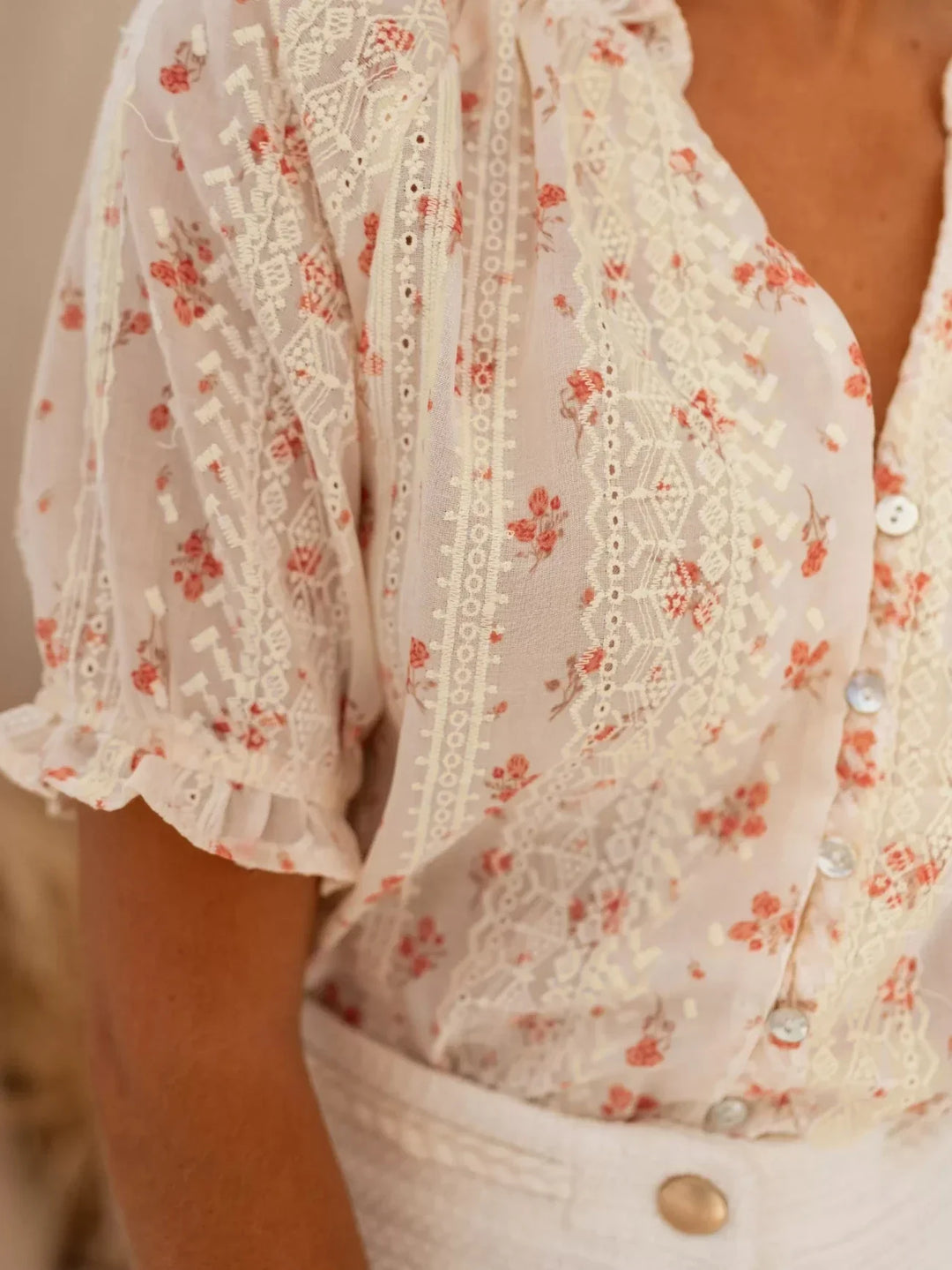 Sana™ - Floral Summer Blouse