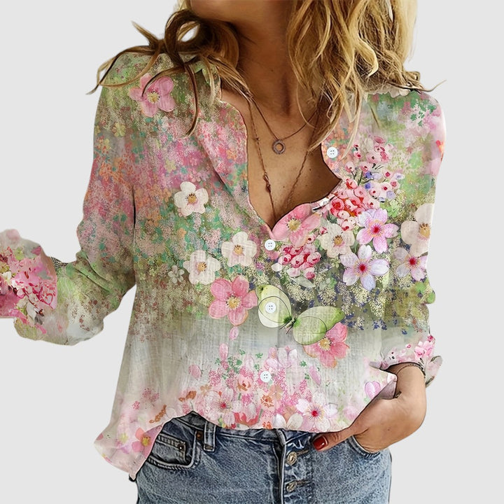Amélie | Floral Boho Blouse