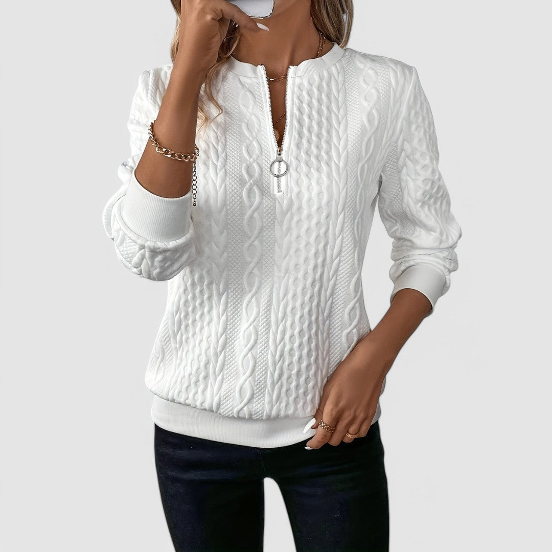 Natalie | Elegant Jumper with Zip