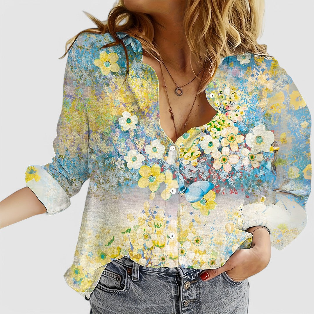 Amélie | Floral Boho Blouse