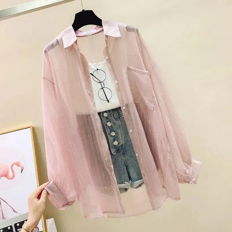Breezy Oversized Button-Up Shirt