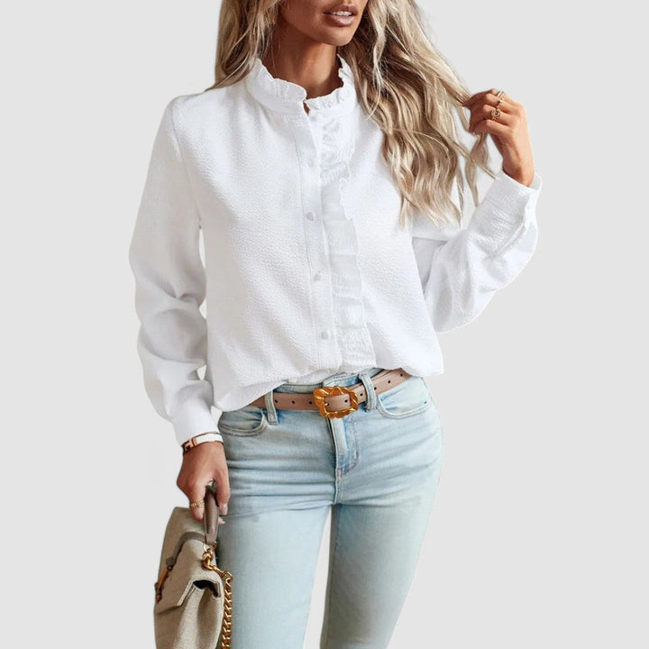 Morgan | Elegant Blouse with Ruffle Details