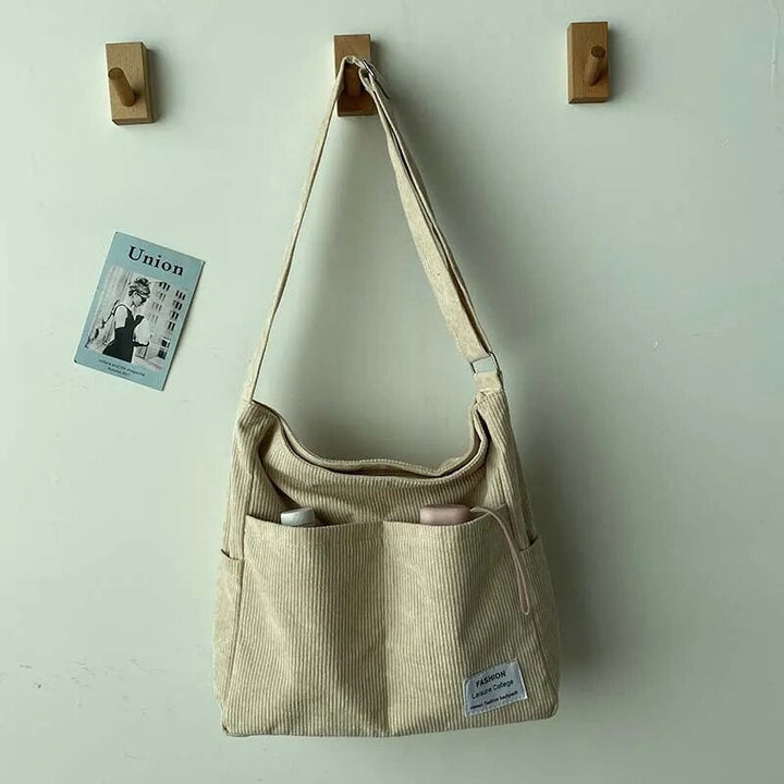 Maisha | Casual Corduroy Tote Bag