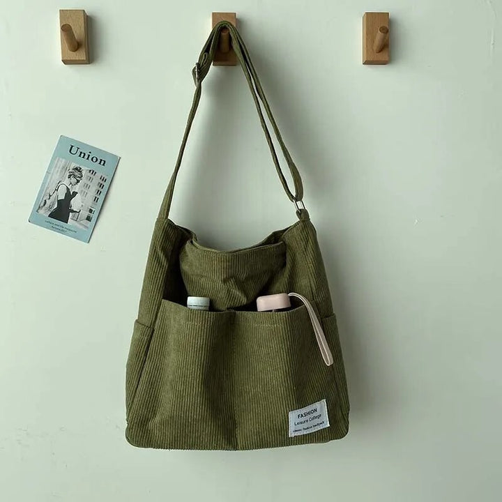 Maisha | Casual Corduroy Tote Bag