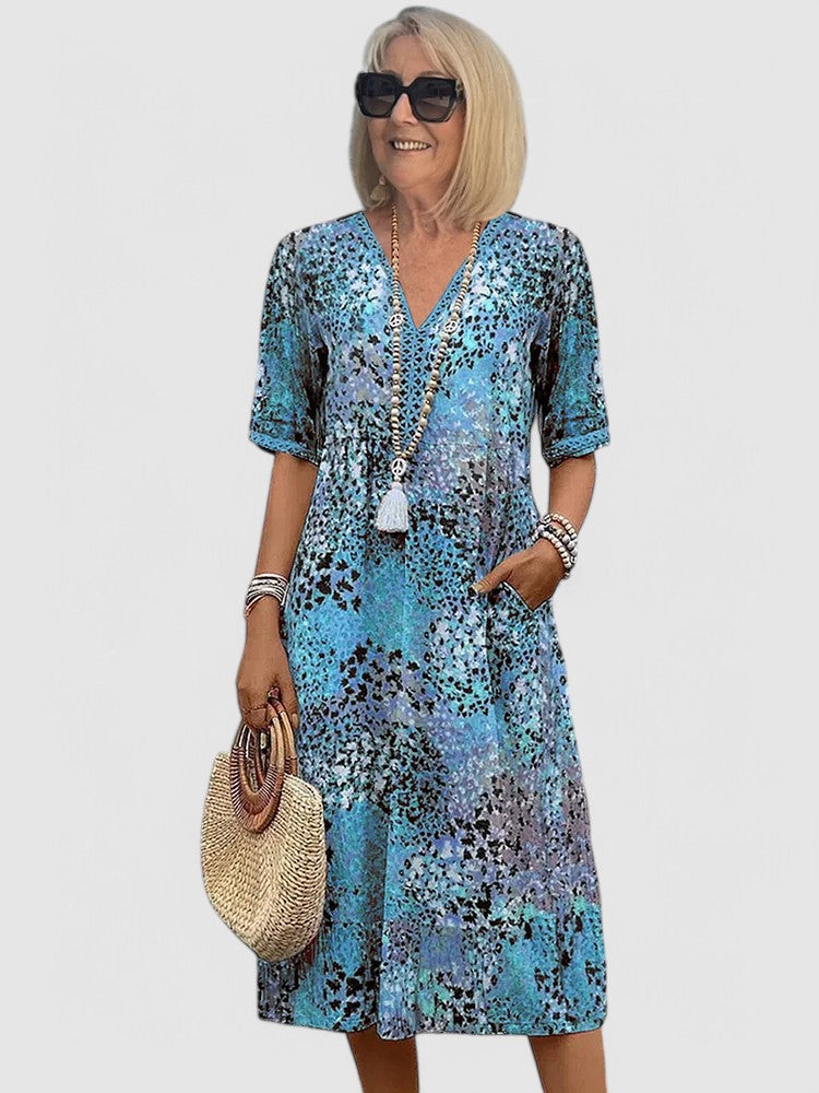 Paisley | Vibrant Style Mid Length Dress