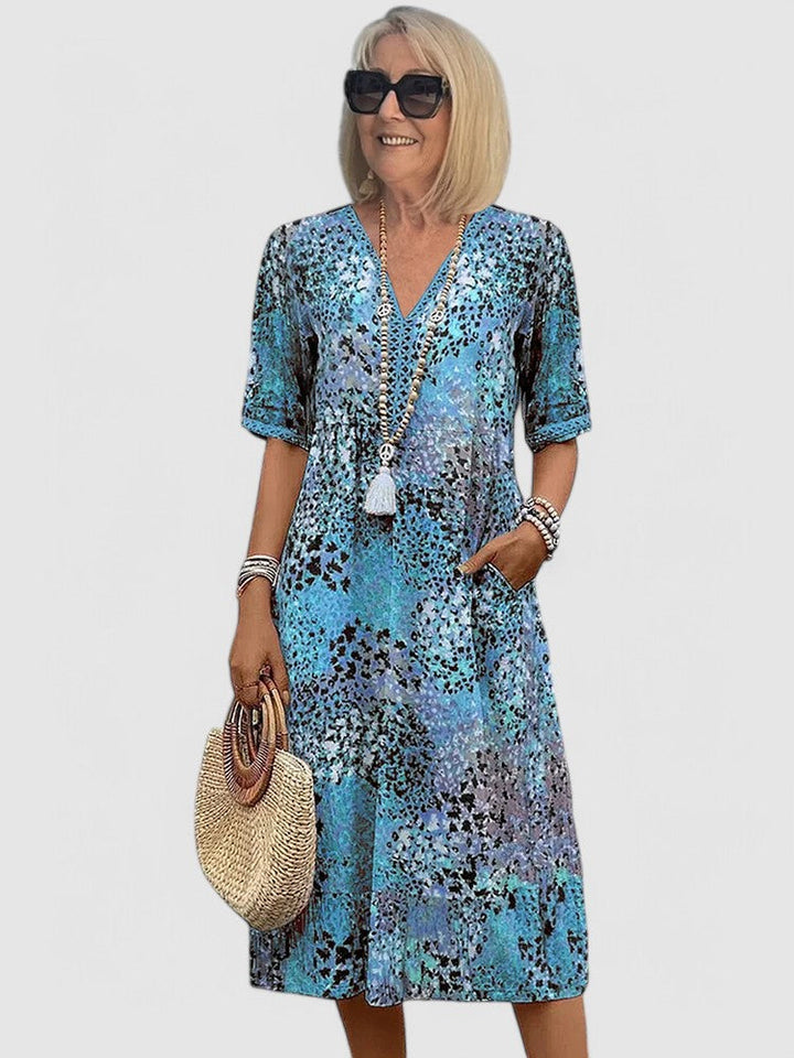 Paisley | Vibrant Style Mid Length Dress