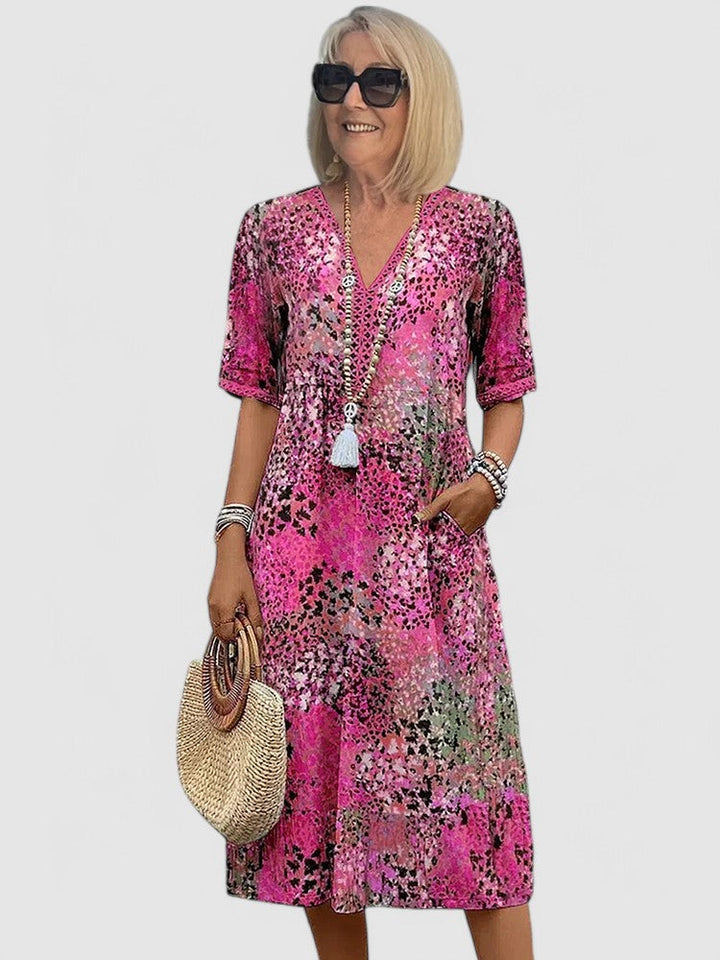 Paisley | Vibrant Style Mid Length Dress