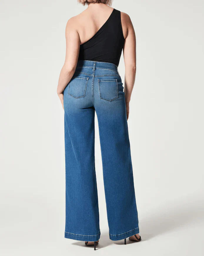 Camille™ Wide-Leg Denim Jeans