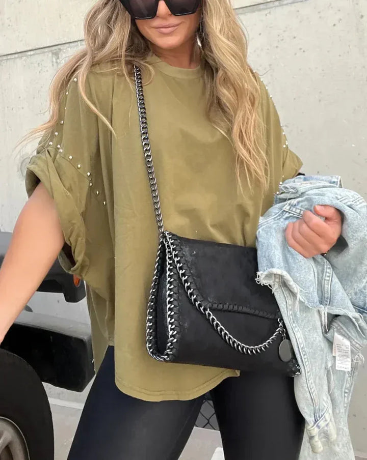 Matilda | Studded Oversized Tee