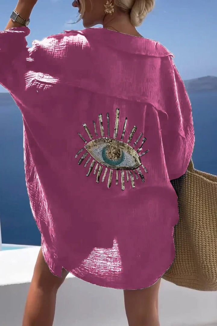 Aniya | Embellished Oversized Shirt