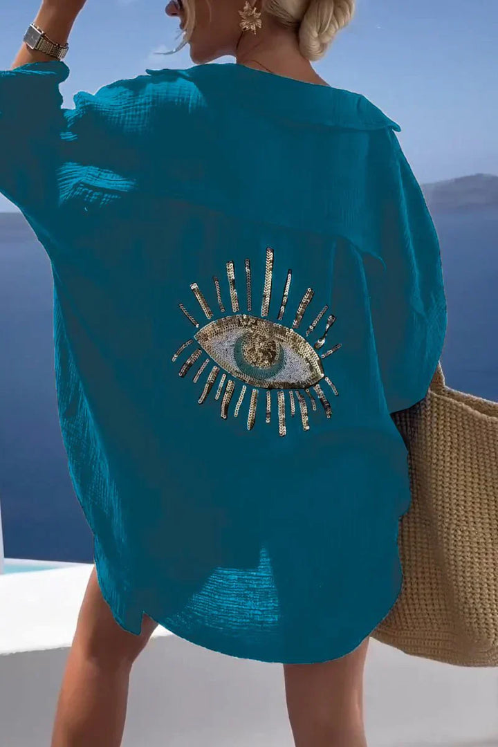 Aniya | Embellished Oversized Shirt