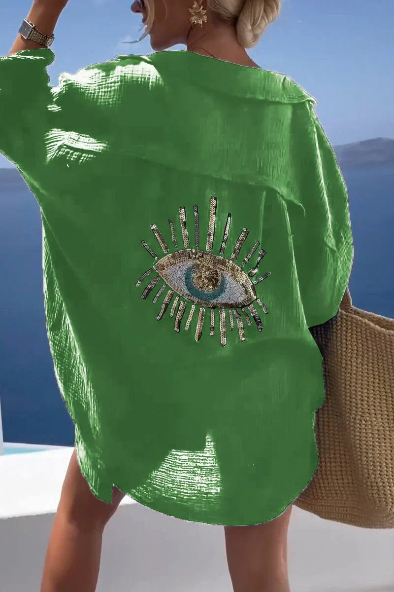 Aniya | Embellished Oversized Shirt