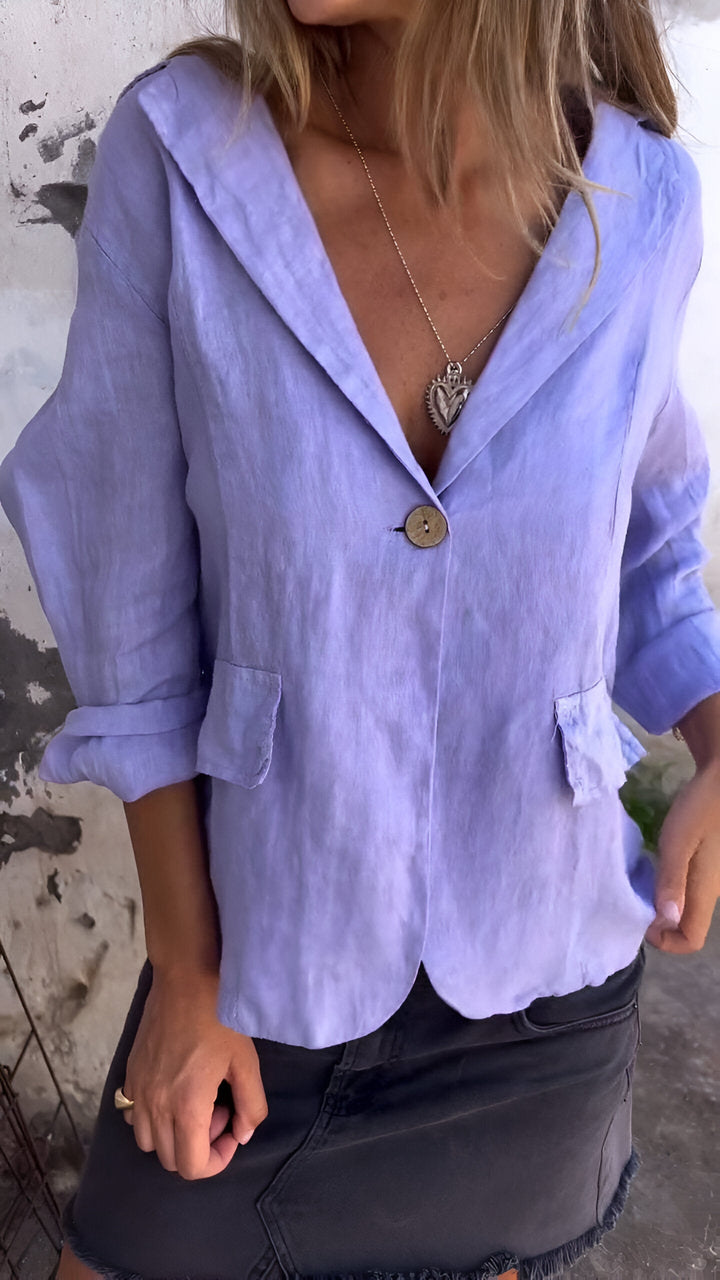 Sienna | Minimalist Button-Up Blazer