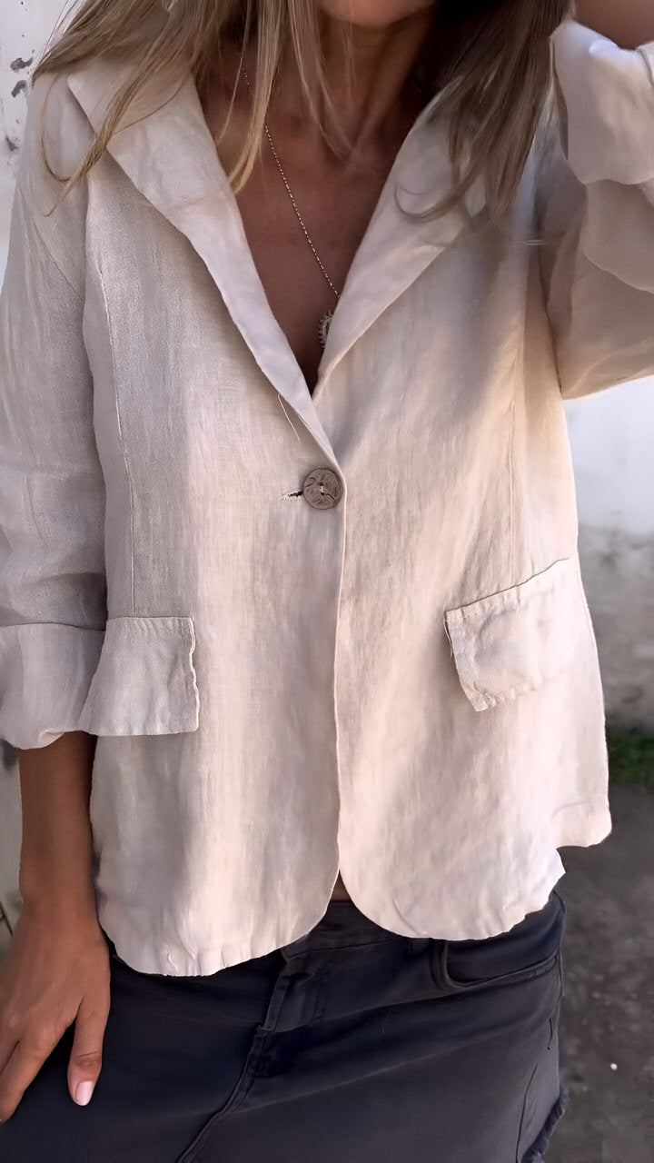 Sienna | Minimalist Button-Up Blazer