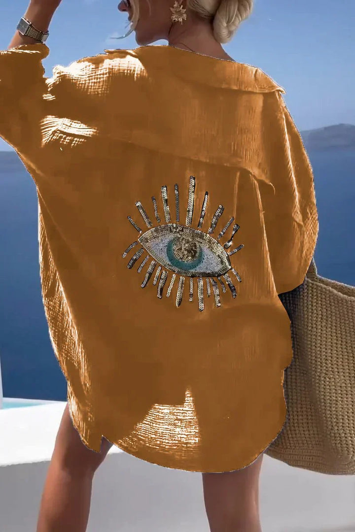 Aniya | Embellished Oversized Shirt