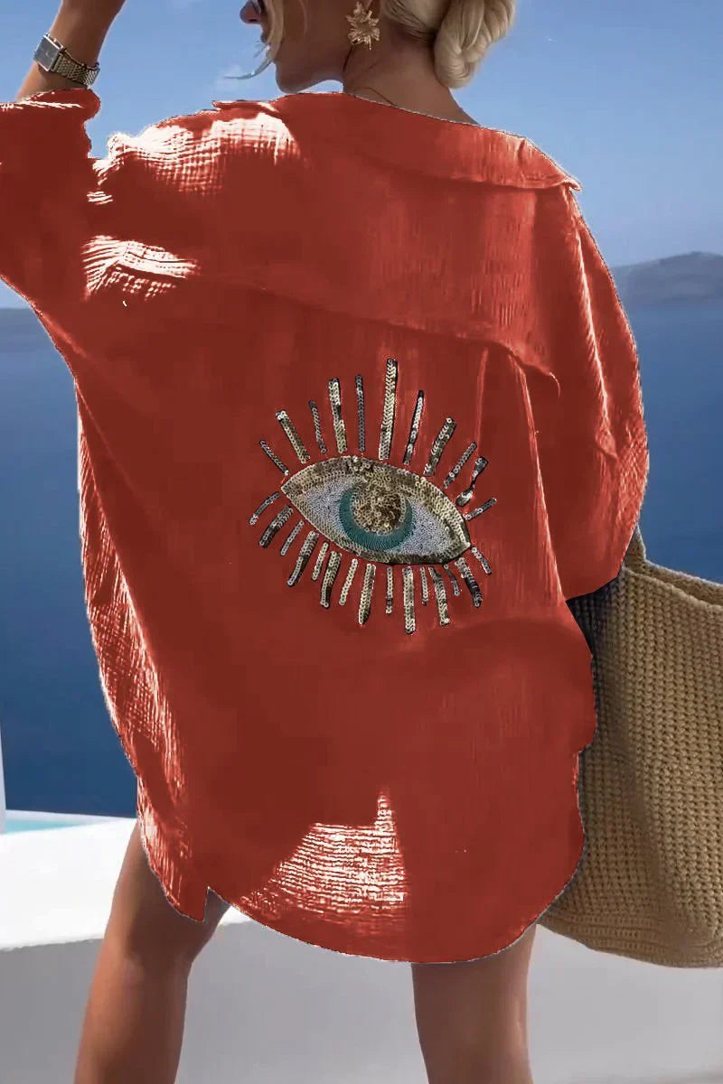 Aniya | Embellished Oversized Shirt