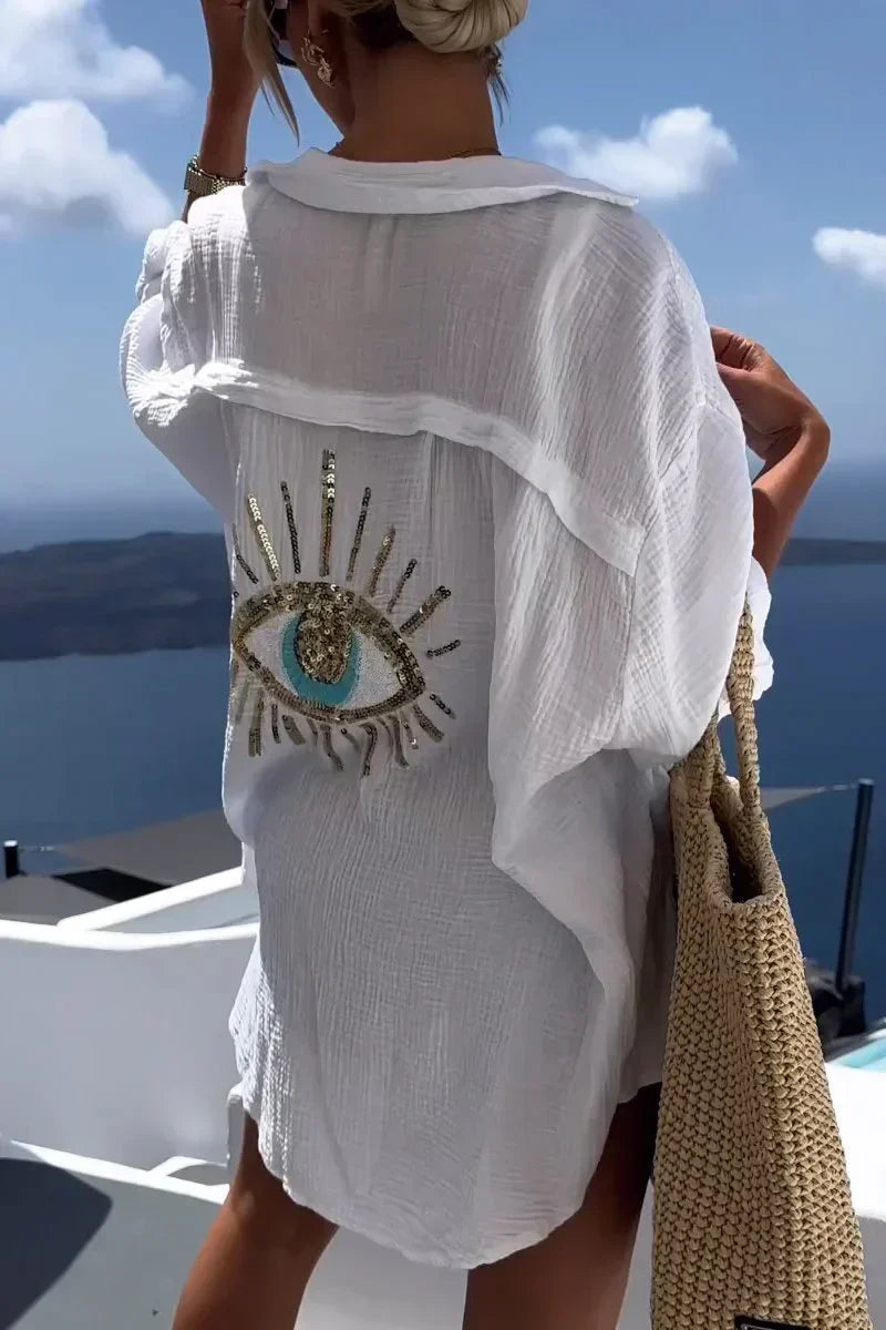 Aniya | Embellished Oversized Shirt