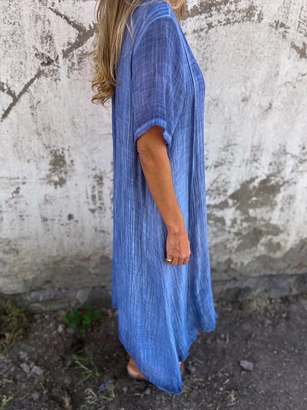 Loreta | Effortless V-Neck Maxi Dress