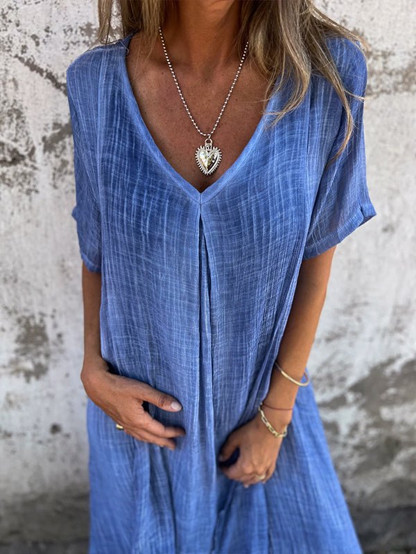 Loreta | Effortless V-Neck Maxi Dress