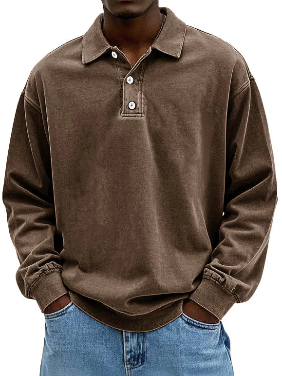 Luis™ | Vintage Long Sleeve Shirt