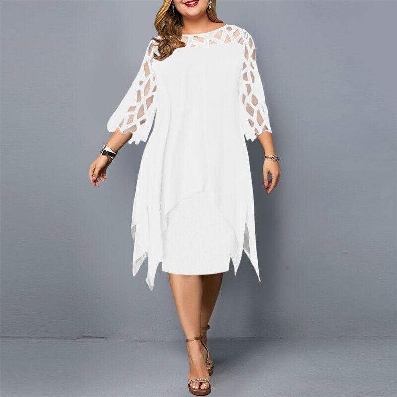 Jasmin | Chic Plus Size Midi Dress